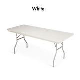 Kwik-Covers Rectangle Plastic Table Covers For 30" x 72" (6 Foot) Tables