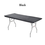 Kwik-Covers Rectangle Plastic Table Covers For 30" x 72" (6 Foot) Tables